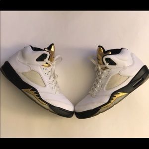 Air Jordan 5 Retro Olympic Gold